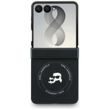 Karl Lagerfeld Samsung Galaxy Z Flip 8 Kuori Karl & Choupette MagSafe Musta