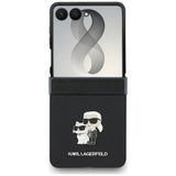 Karl Lagerfeld Samsung Galaxy Z Flip 8 Kuori Saffiano Karl & Choupette Musta