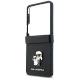 Karl Lagerfeld Samsung Galaxy Z Flip 8 Kuori Saffiano Karl & Choupette Musta
