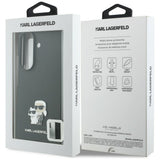 Karl Lagerfeld Samsung Galaxy Z Fold 8 Ultra Kuori Saffiano Karl & Choupette Musta