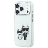Karl Lagerfeld iPhone 17 Pro Max/iPhone 18 Pro Max Kuori Smooth Karl & Choupette Sketch Beige