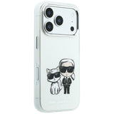 Karl Lagerfeld iPhone 17 Pro Max/iPhone 18 Pro Max Kuori Smooth Karl & Choupette Sketch Beige