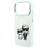 Karl Lagerfeld iPhone 17 Pro Max/iPhone 18 Pro Max Kuori Smooth Karl & Choupette Sketch Beige