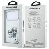 Karl Lagerfeld iPhone 17 Pro Max/iPhone 18 Pro Max Kuori Smooth Karl & Choupette Sketch Beige