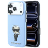 Karl Lagerfeld iPhone 17 Pro/iPhone 18 Pro Kuori Smooth Ikonik Sketch Sininen
