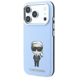 Karl Lagerfeld iPhone 17 Pro/iPhone 18 Pro Kuori Smooth Ikonik Sketch Sininen