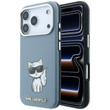 Karl Lagerfeld iPhone 17 Pro/iPhone 18 Pro -kuori Smooth Choupette Sketch Sininen