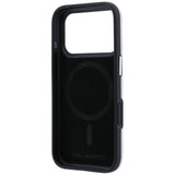 Karl Lagerfeld iPhone 17 Pro Max/iPhone 18 Pro Max Kuori Grained Mono Resin Logo Vaaleanpunainen
