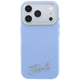 Karl Lagerfeld iPhone 17 Pro Max/iPhone 18 Pro Max Kuori Script-logo Sininen