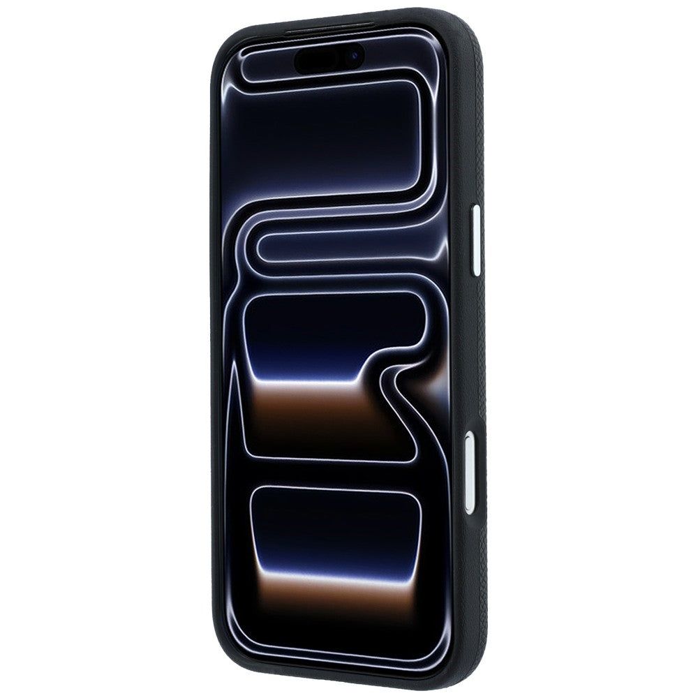 Karl Lagerfeld iPhone 17 Pro Max/iPhone 18 Pro Max Kuori Grained Karl Musta
