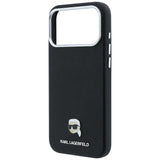 Karl Lagerfeld iPhone 17 Pro Max/iPhone 18 Pro Max Kuori Grained Karl Musta