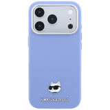 Karl Lagerfeld iPhone 17 Pro Max/iPhone 18 Pro Max Kuori Grained Choupette Sininen