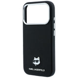 Karl Lagerfeld iPhone 17 Pro Max/iPhone 18 Pro Max Kuori Grained Choupette Musta