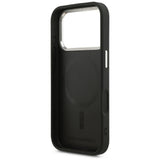 Karl Lagerfeld iPhone 17 Pro Max/iPhone 18 Pro Max Kuori Embossed Ring RSG -logo Musta
