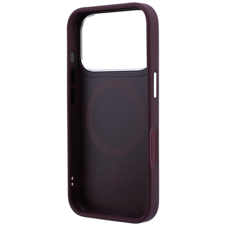 Karl Lagerfeld iPhone 17 Pro Max/iPhone 18 Pro Max Kuori kohokuvioidulla RSG-logolla, viininpunainen