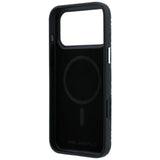 Karl Lagerfeld iPhone 17 Pro/iPhone 18 Pro Kuori Grained Allover Logo Musta