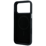 Karl Lagerfeld iPhone 17 Pro Max/iPhone 18 Pro Max Kuori Grained Elongated Logo Musta