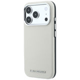 Karl Lagerfeld iPhone 17 Pro Max/iPhone 18 Pro Max Kuori Grained Logo Beige