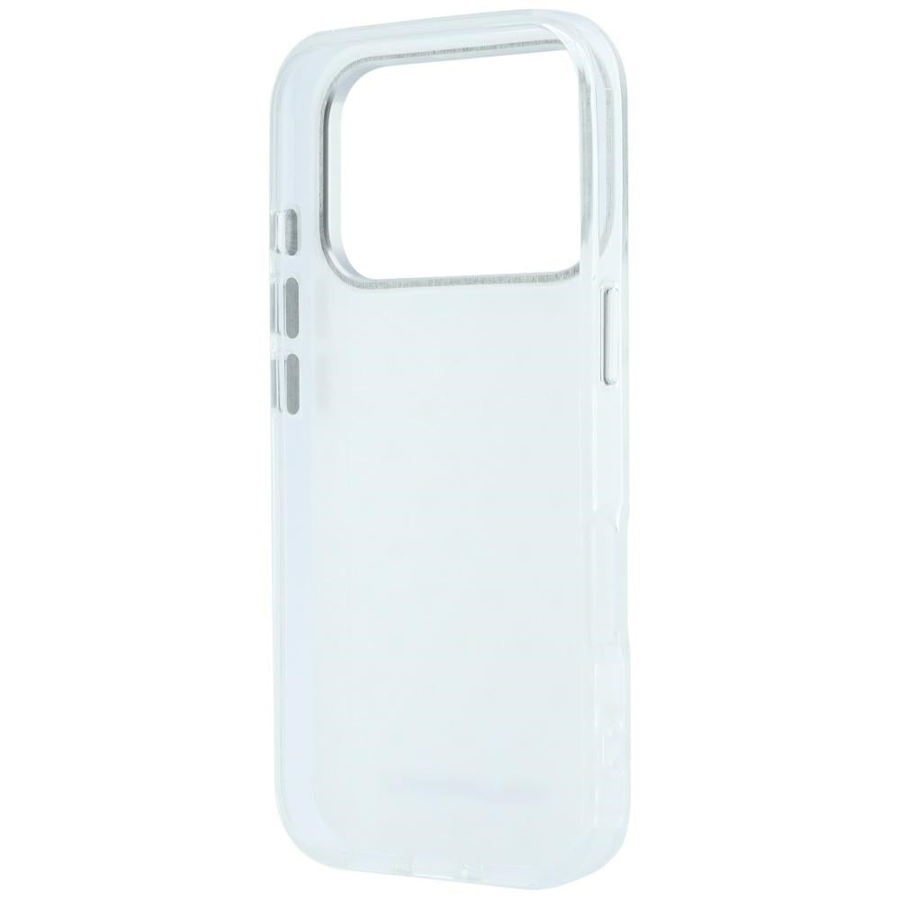 Karl Lagerfeld iPhone 17 Pro/iPhone 18 Pro -kuori, strassit, galvanisoitu logo, Valkoinen
