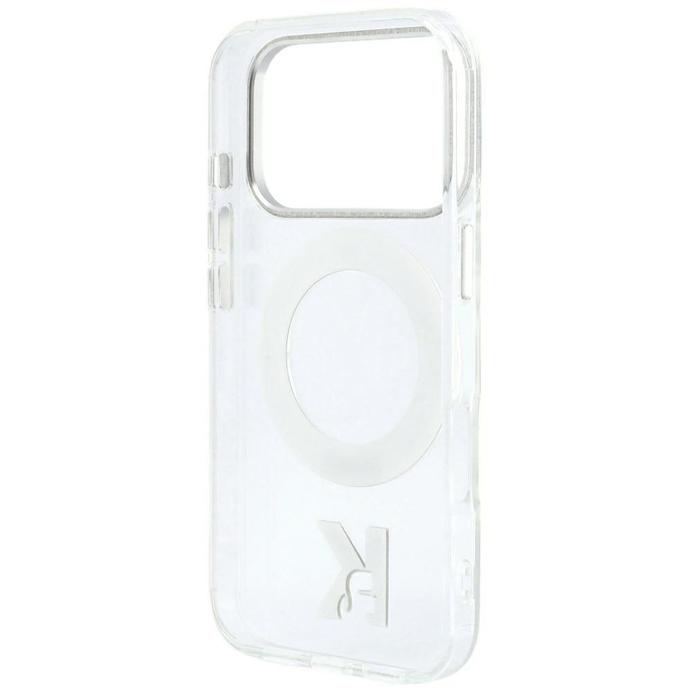 Karl Lagerfeld iPhone 17 Pro Max/iPhone 18 Pro Max Kuori Ring Stand Kameo Kirkas