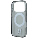 Karl Lagerfeld iPhone 17 Pro Max/iPhone 18 Pro Max Kuori Ring Stand Kameo Musta