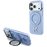 Karl Lagerfeld iPhone 17 Pro Max/iPhone 18 Pro Max Kuori Rengasteline Kameo Sininen