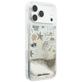 Karl Lagerfeld iPhone 17 Pro Max/iPhone 18 Pro Max Kuori Liquid Glitter Beach Beige