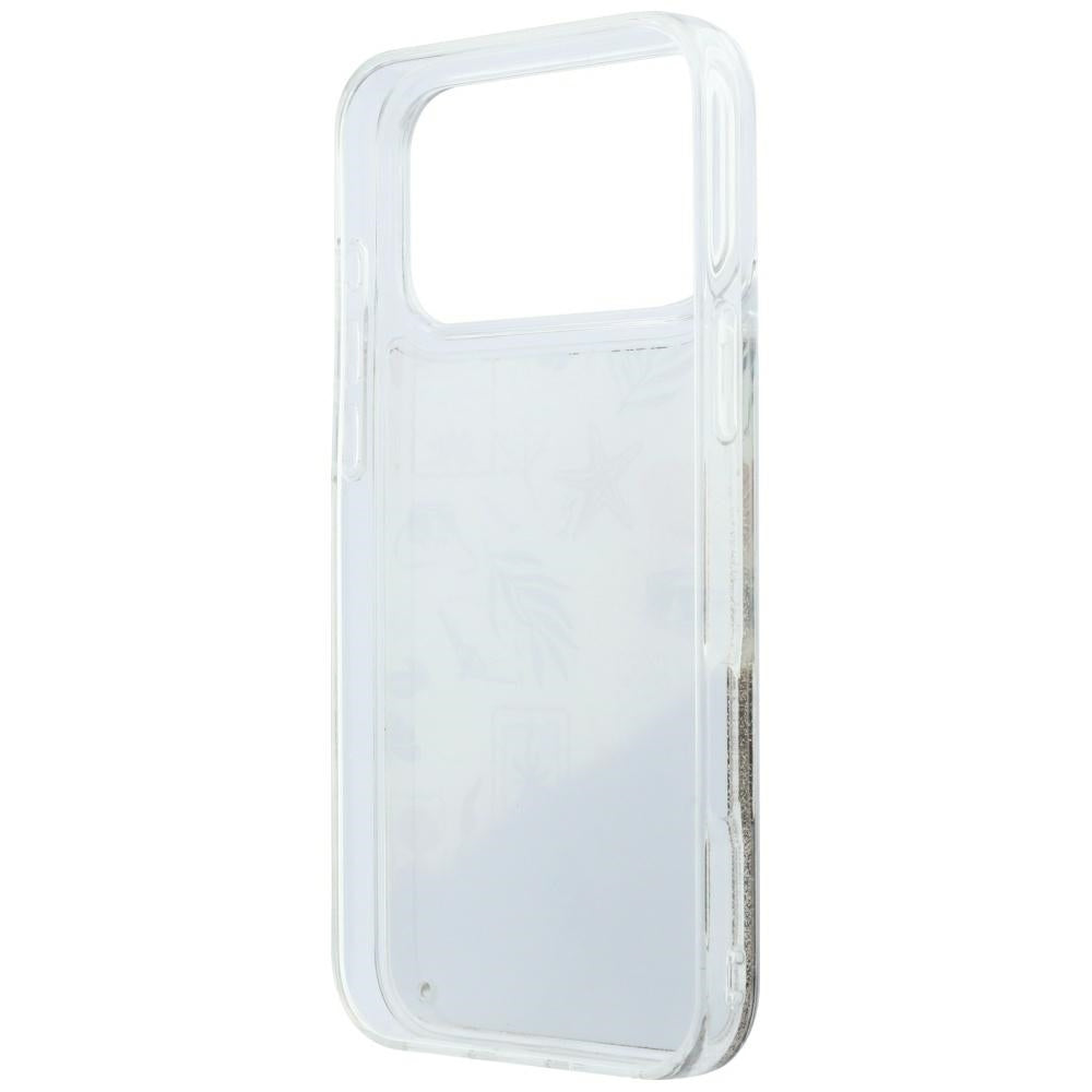 Karl Lagerfeld iPhone 17 Pro Max/iPhone 18 Pro Max Kuori Liquid Glitter Beach Beige