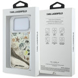 Karl Lagerfeld iPhone 17 Pro Max/iPhone 18 Pro Max Kuori Liquid Glitter Beach Beige