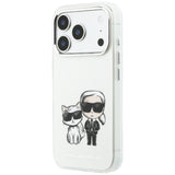 Karl Lagerfeld iPhone 17 Pro/iPhone 18 Pro Kuori Karl & Choupette Sketch Beige