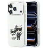 Karl Lagerfeld iPhone 17 Pro Max/iPhone 18 Pro Max Kuori Karl & Choupette Sketch Beige