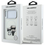 Karl Lagerfeld iPhone 17 Pro Max/iPhone 18 Pro Max Kuori Karl & Choupette Sketch Beige