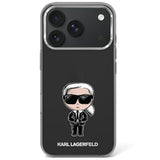 Karl Lagerfeld iPhone 17 Pro/iPhone 18 Pro Kuori Ikonik Sketch Musta