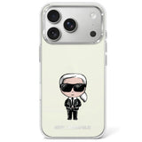 Karl Lagerfeld iPhone 17 Pro/iPhone 18 Pro Kuori Ikonik Sketch Beige