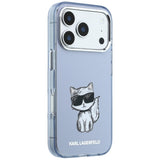 Karl Lagerfeld iPhone 17 Pro/iPhone 18 Pro Kuori Choupette Sketch Sininen