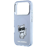 Karl Lagerfeld iPhone 17 Pro Max/iPhone 18 Pro Max Kuori Choupette Sketch Sininen
