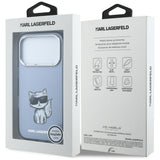 Karl Lagerfeld iPhone 17 Pro Max/iPhone 18 Pro Max Kuori Choupette Sketch Sininen