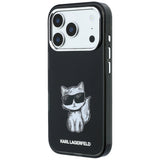 Karl Lagerfeld iPhone 17 Pro/iPhone 18 Pro Kuori Choupette Sketch Musta