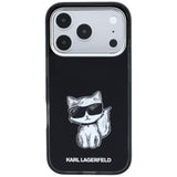 Karl Lagerfeld iPhone 17 Pro Max/iPhone 18 Pro Max Kuori Choupette Sketch Musta