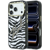 Karl Lagerfeld iPhone 17 Pro/iPhone 18 Pro Kuori seepra-glitterillä Kulta