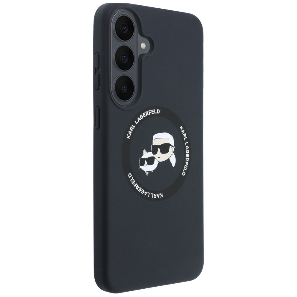 Karl Lagerfeld Samsung Galaxy S26 FE Kuori Karl & Choupette MagSafe Musta