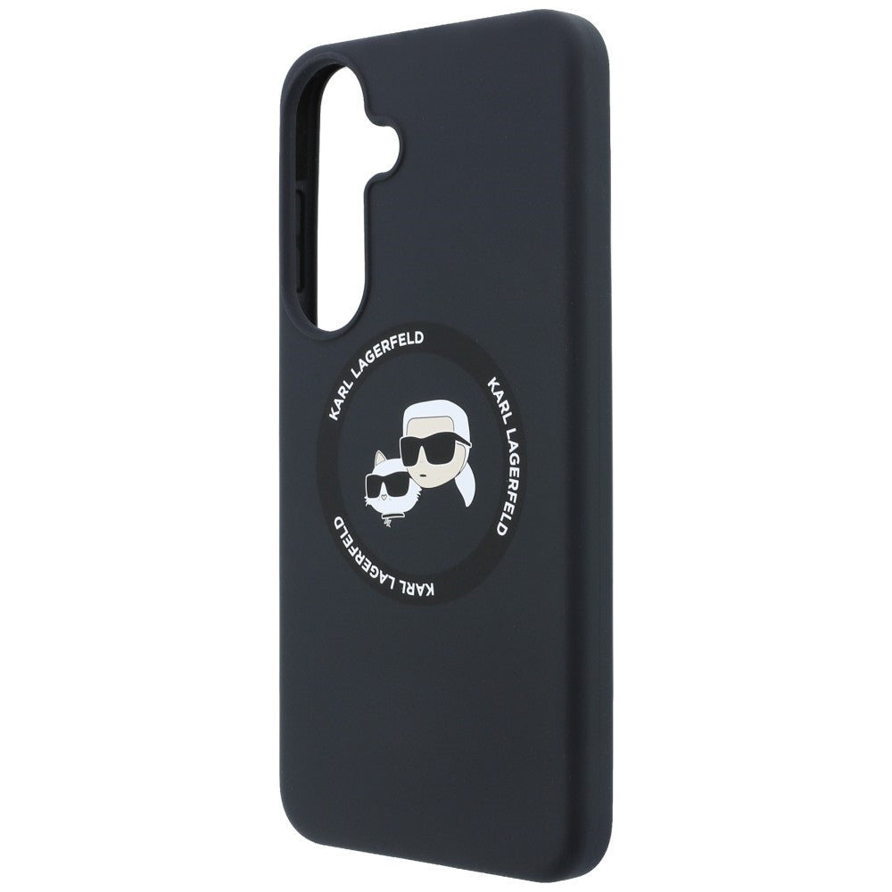 Karl Lagerfeld Samsung Galaxy S26 FE Kuori Karl & Choupette MagSafe Musta