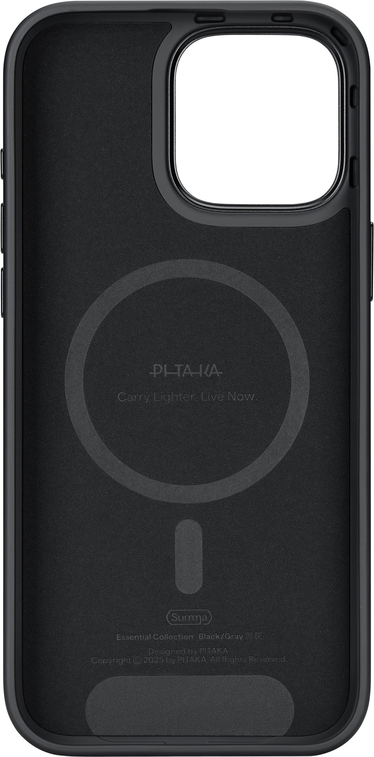 Pitaka iPhone 16 Pro Max Kuori Summa MagSafe Black/Grey Twill