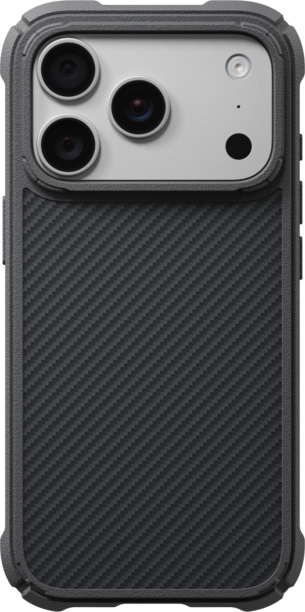 Pitaka iPhone 17 Pro/iPhone 18 Pro -kuori Cairn MagSafe Black/Grey Twill