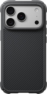 Pitaka iPhone 17 Pro/iPhone 18 Pro -kuori Cairn MagSafe Black/Grey Twill