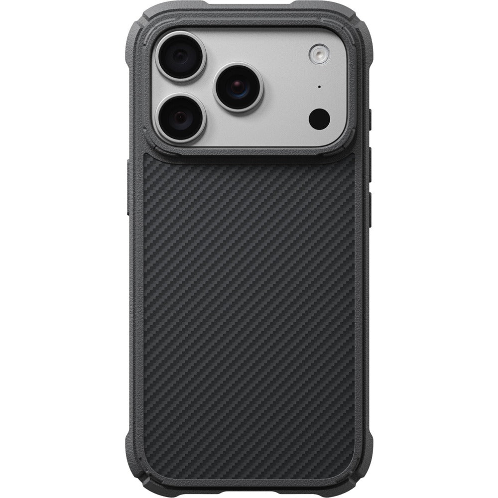 Pitaka iPhone 17 Pro/iPhone 18 Pro -kuori Cairn MagSafe Black/Grey Twill