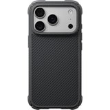 Pitaka iPhone 17 Pro/iPhone 18 Pro -kuori Cairn MagSafe Black/Grey Twill