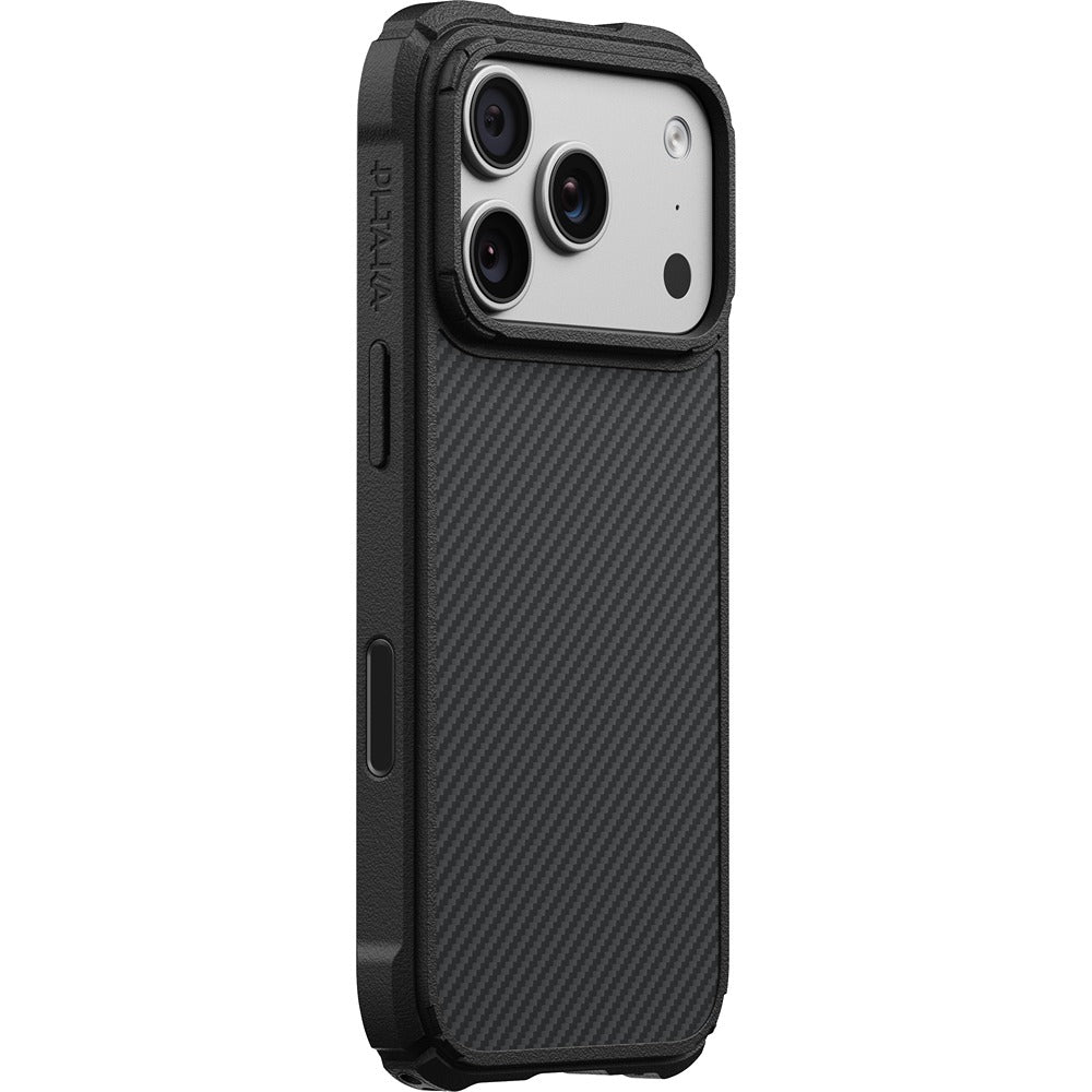 Pitaka iPhone 17 Pro/iPhone 18 Pro -kuori Cairn MagSafe Black/Grey Twill