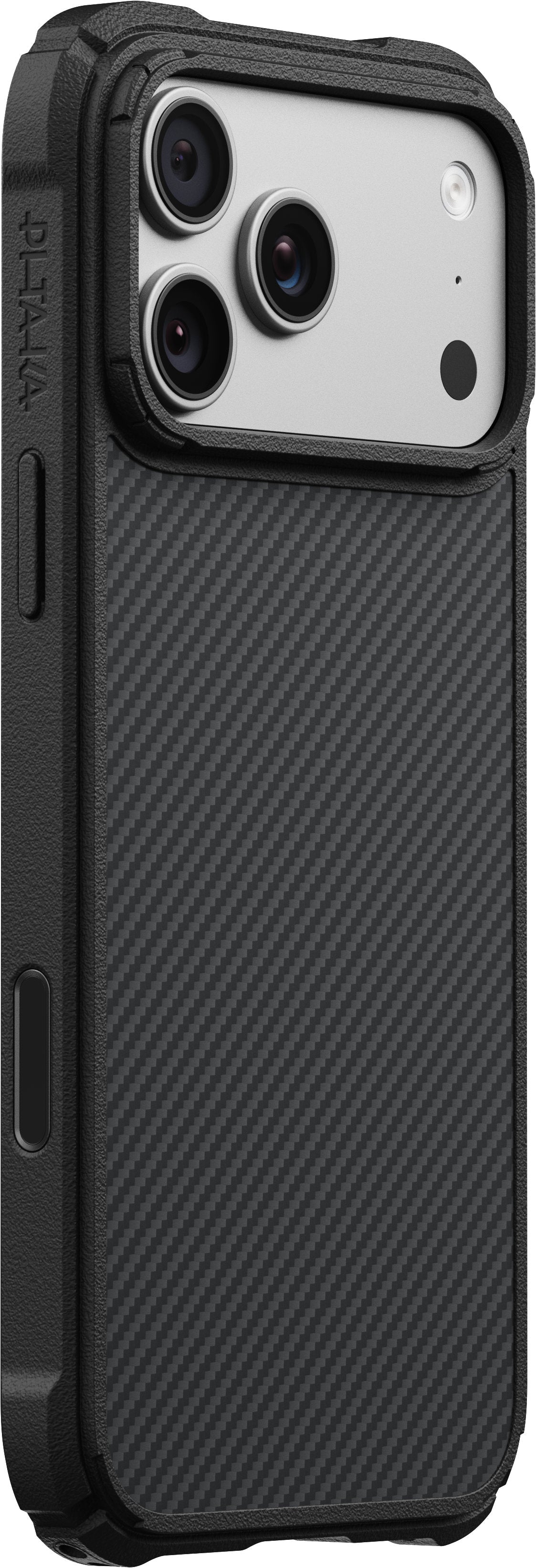 Pitaka iPhone 17 Pro Max/iPhone 18 Pro Max -kuori Cairn MagSafe Black/Grey Twill