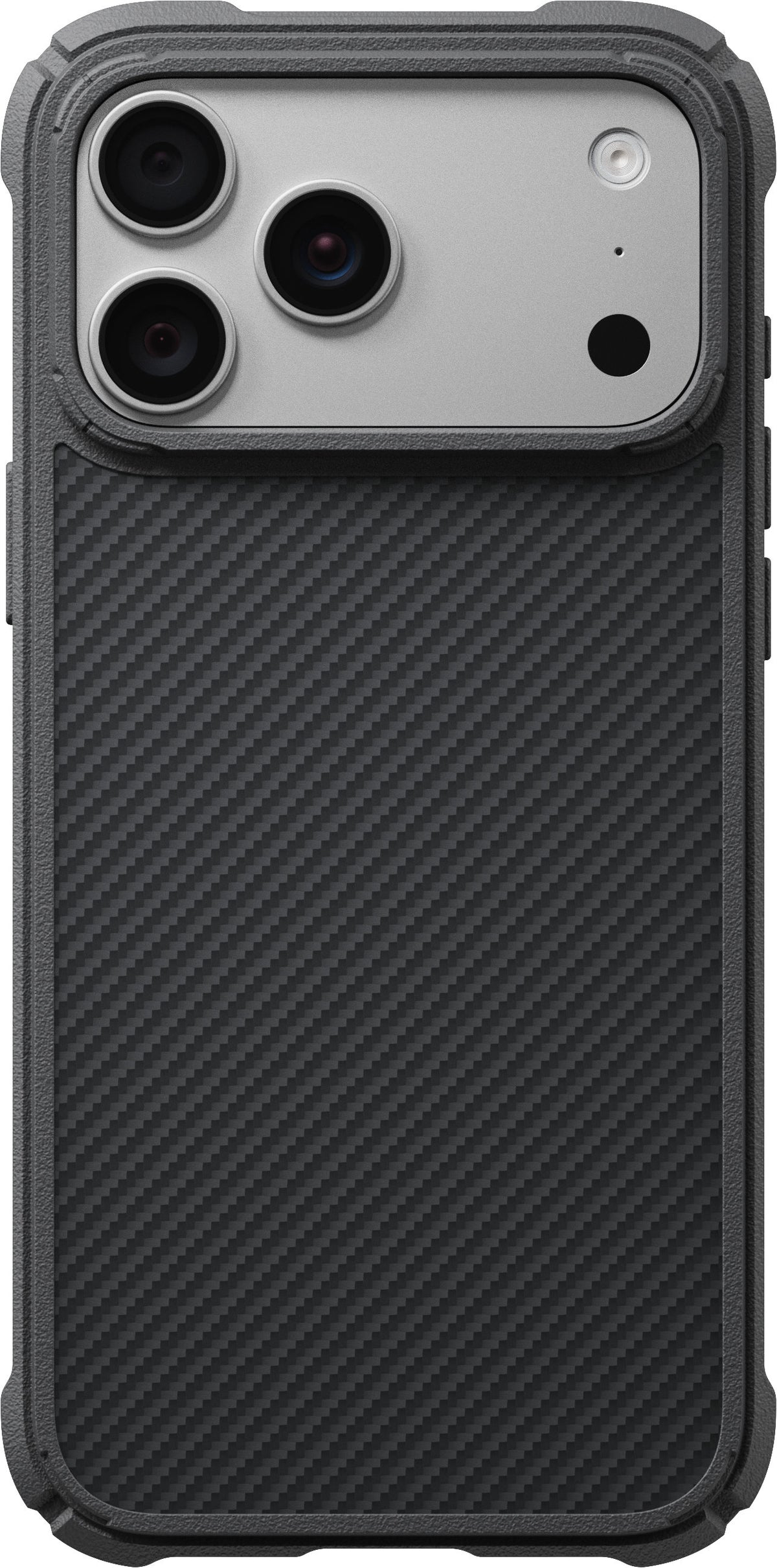 Pitaka iPhone 17 Pro Max/iPhone 18 Pro Max -kuori Cairn MagSafe Black/Grey Twill